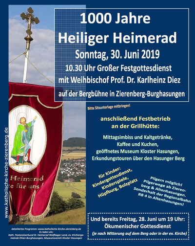 1.000-jähriges Heimerad-Jubiläum im Pastoralverbund Wolfhagen